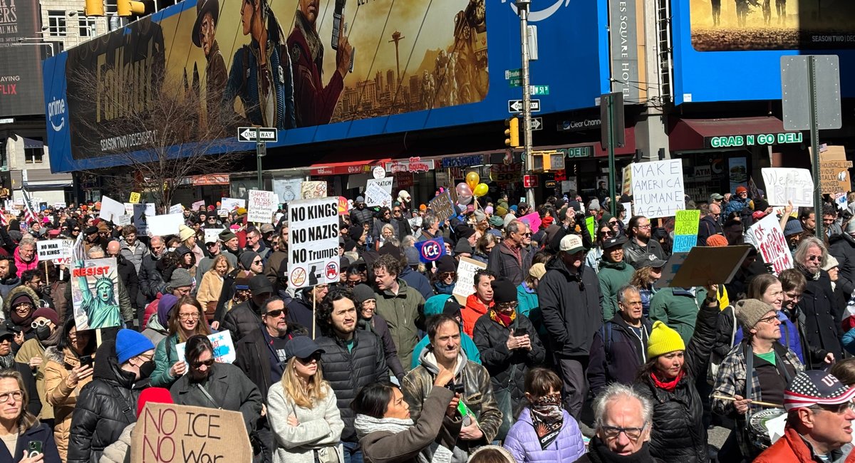 Thousands in NYC protest Trump administration as part of ‘No Kings’ demonstrations