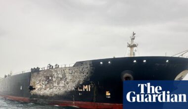 First Thing: Kuwaiti tanker hit by Iranian drone attack in Dubai port | US news