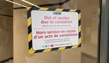 OC Transpo closes all Line 1 station bathrooms due to vandalism, needles
