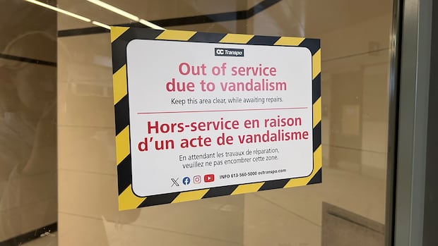 OC Transpo closes all Line 1 station bathrooms due to vandalism, needles