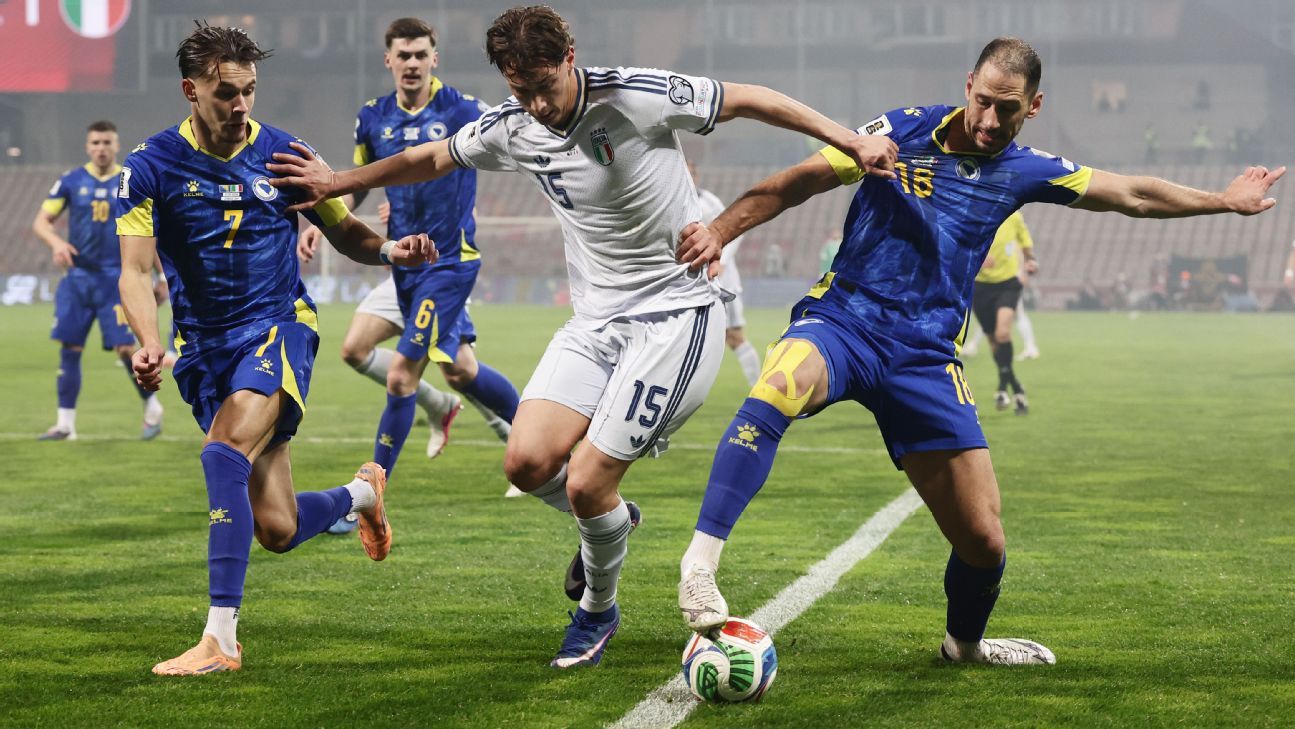 2026 World Cup European playoffs recap: Bosnia deny Italy for third straight World Cup