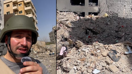 'Ghost town': Lebanon city deserted amid Israeli airstrikes – video dispatch