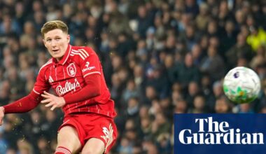 Anderson saves draw for Nottingham Forest as Manchester City slip back | Premier League