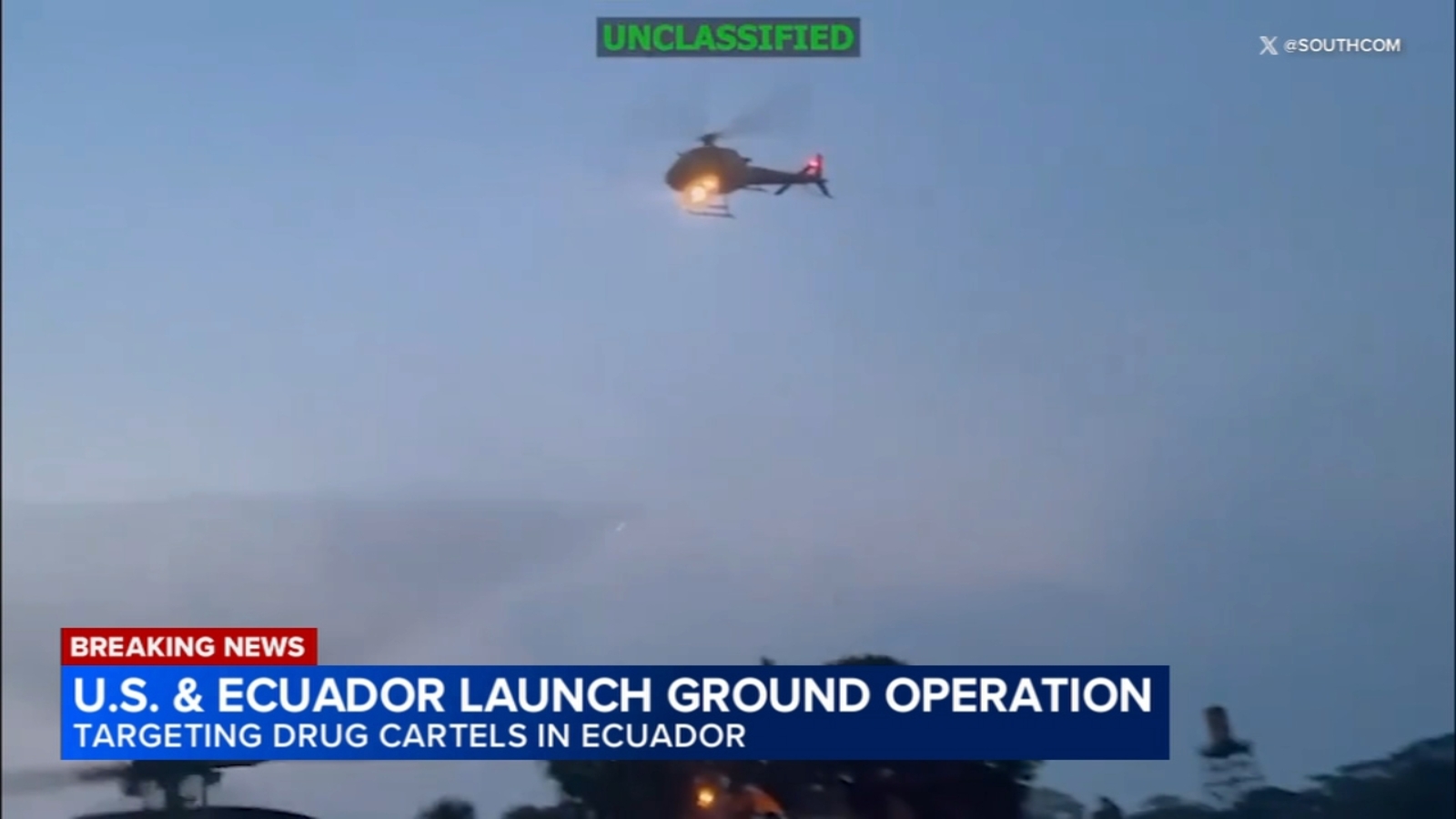 Ecuador news: USA military carries out 1st land operation against cartels in Ecuador: SOUTHCOM