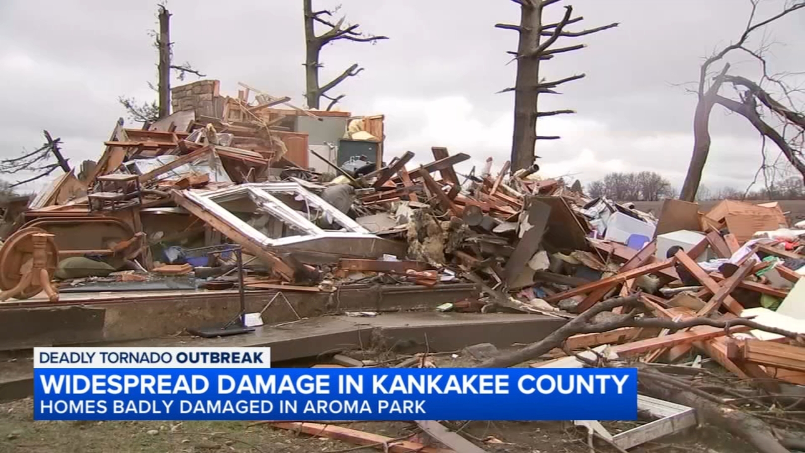 Illinois tornado outbreak: Kankakee County cleans up damage left by tornado, record-breaking hail; several injured