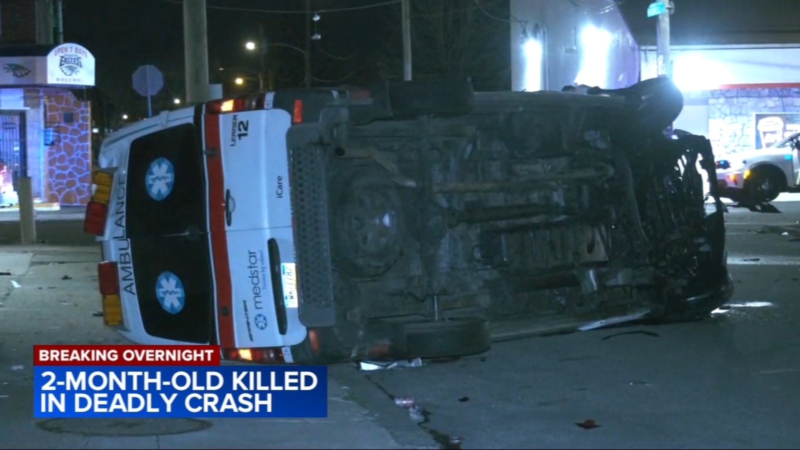 Infant dies after ambulance crash in Frankford section of the city