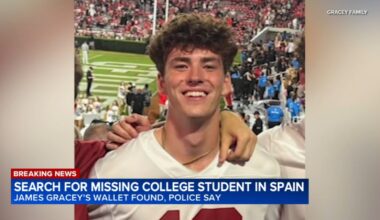 James Gracey missing update: Wallet found of Univ. of Alabama student of Elmhurst found in Barcelona, Spain during spring break