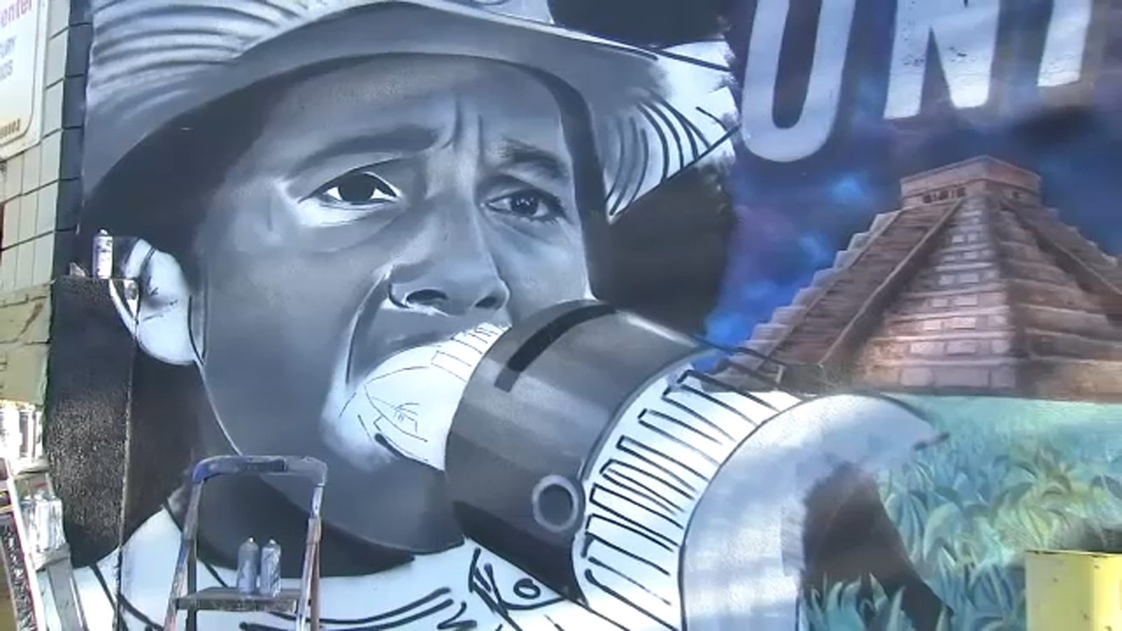 Cesar Chavez mural replaced with Dolores Huerta in Watts, Los Angeles, after sexual assault allegations