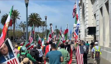 Bay Area residents hold rally in San Francisco as war with Iran enters 2nd month