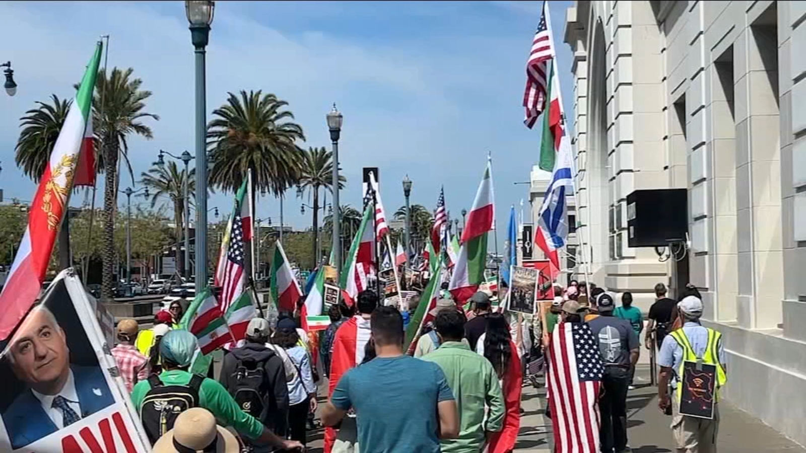 Bay Area residents hold rally in San Francisco as war with Iran enters 2nd month