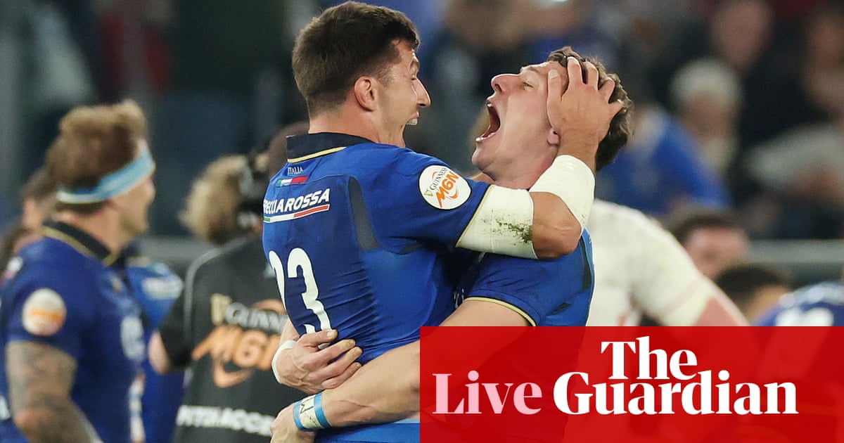 Italy v England: Six Nations 2026 – as it happened | Six Nations 2026
