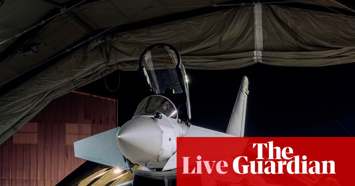 RAF Typhoon jets extend operations to protect Bahrain, Starmer says – UK politics live | Politics
