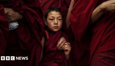 A young Tibetan Buddhist Monk