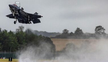 Fighter jets from RAF Marham down drones over Jordan