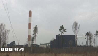 A power plant on an overcast day