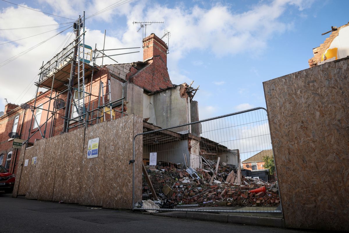 Photo shows the scene of the explosion on March 27, 2026, almost a year from the incident