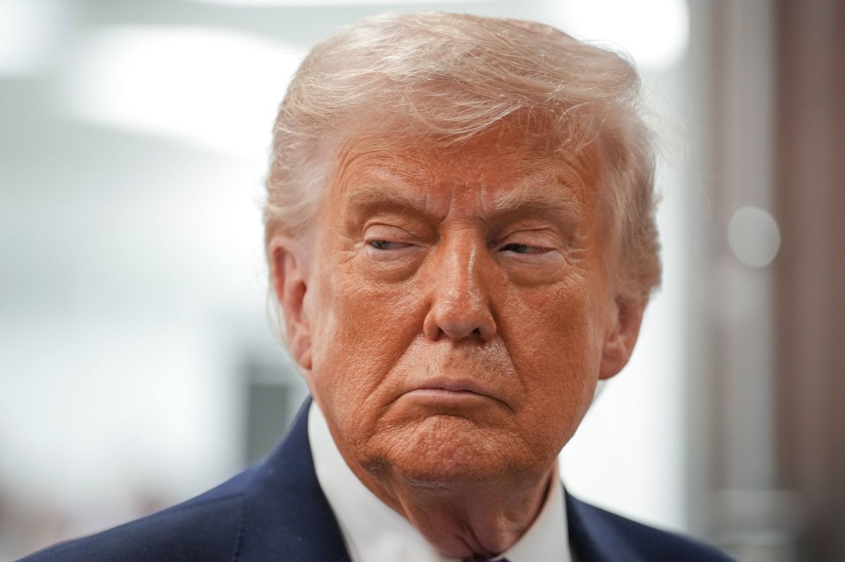 READING, OHIO - MARCH 11: U.S. President Donald Trump attends a tour of a Thermo Fisher Scientific facility on March 11, 2026 in Reading, Ohio. President Trump is highlighting his administration's push to lower drug prices at the biotechnology and pharmaceutical company. (Photo by Andrew Harnik/Getty Images)