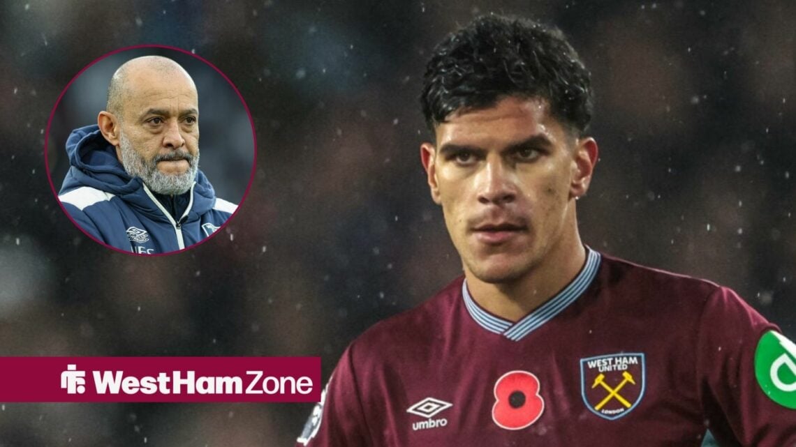 Mateus Fernandes alongside a circle inset of Nuno Espirito Santo.