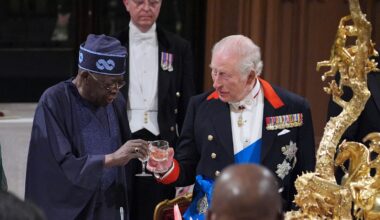 King Charles holds adapted state banquet to respect Nigerian president observing Ramadan