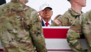 Trump oversees return of US troops killed in Iranian drone strike | Conflict