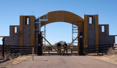 Zorro Ranch, a property formerly owned by Jeffrey Epstein, near Stanley
