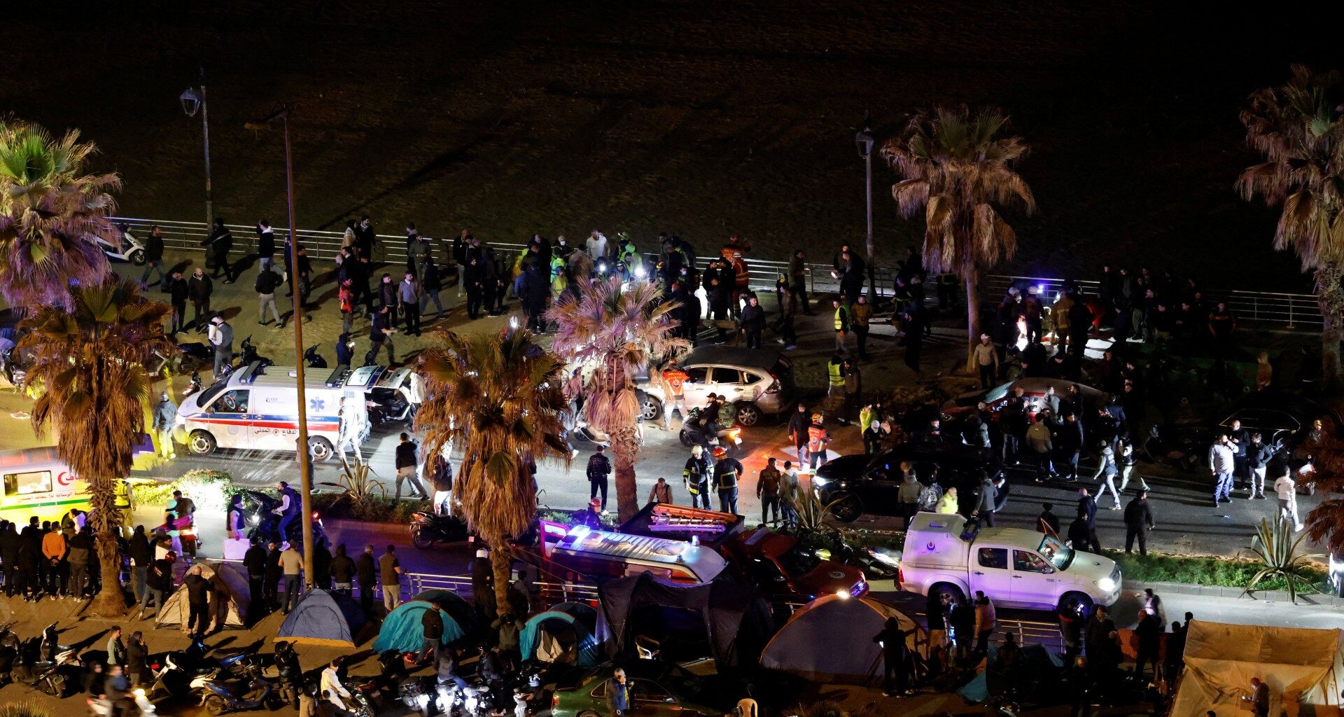 Israeli ‘double-tap strike’ hits displaced on Beirut seafront, kills eight | US-Israel war on Iran News