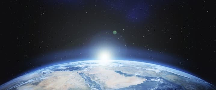 Middle East seen from space