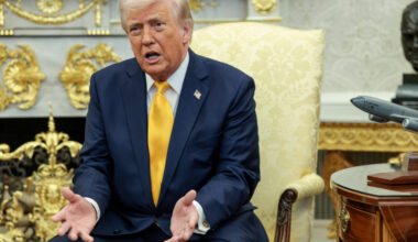 U.S. President Trump meets with Japanese PM Takaichi at the White House