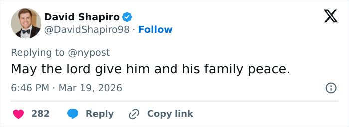 Tweet by David Shapiro expressing condolences related to harrowing final moments of Alabama student testimony. Tweet by David Shapiro expressing condolences related to harrowing final moments of Alabama student testimony.