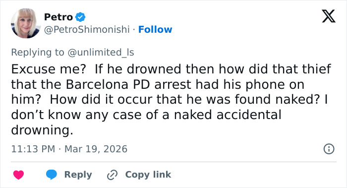 Tweet from Petro questioning details about the harrowing final moments of Alabama student with witness testimony discussed. Tweet from Petro questioning details about the harrowing final moments of Alabama student with witness testimony discussed.