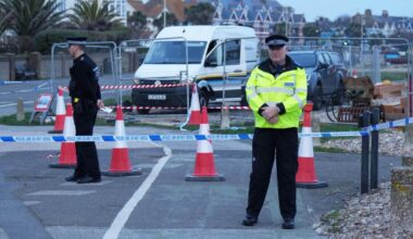 Two men arrested after stabbing on Worthing seafront