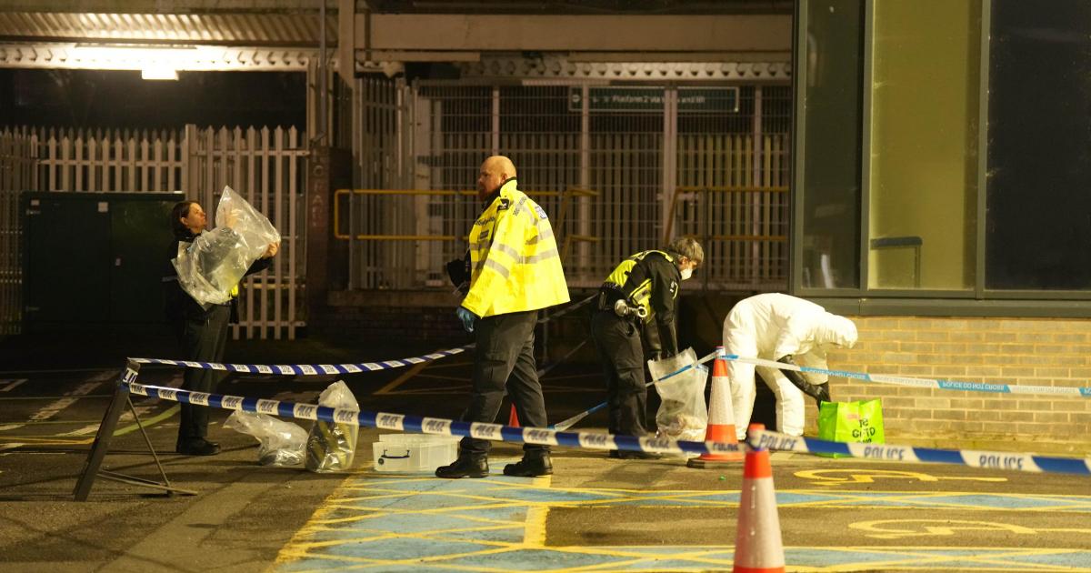 Police manhunt after suspected acid attack at Crawley Station