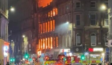 Huge Glasgow Central station fire causes travel chaos