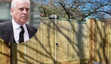 Andrew Mountbatten-Windsor's home in Norfolk fenced off