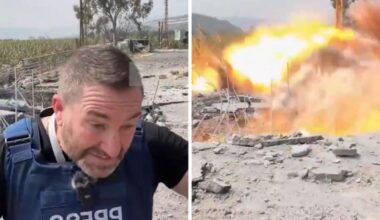 War journalist and cameraman hospitalised by Israeli strike