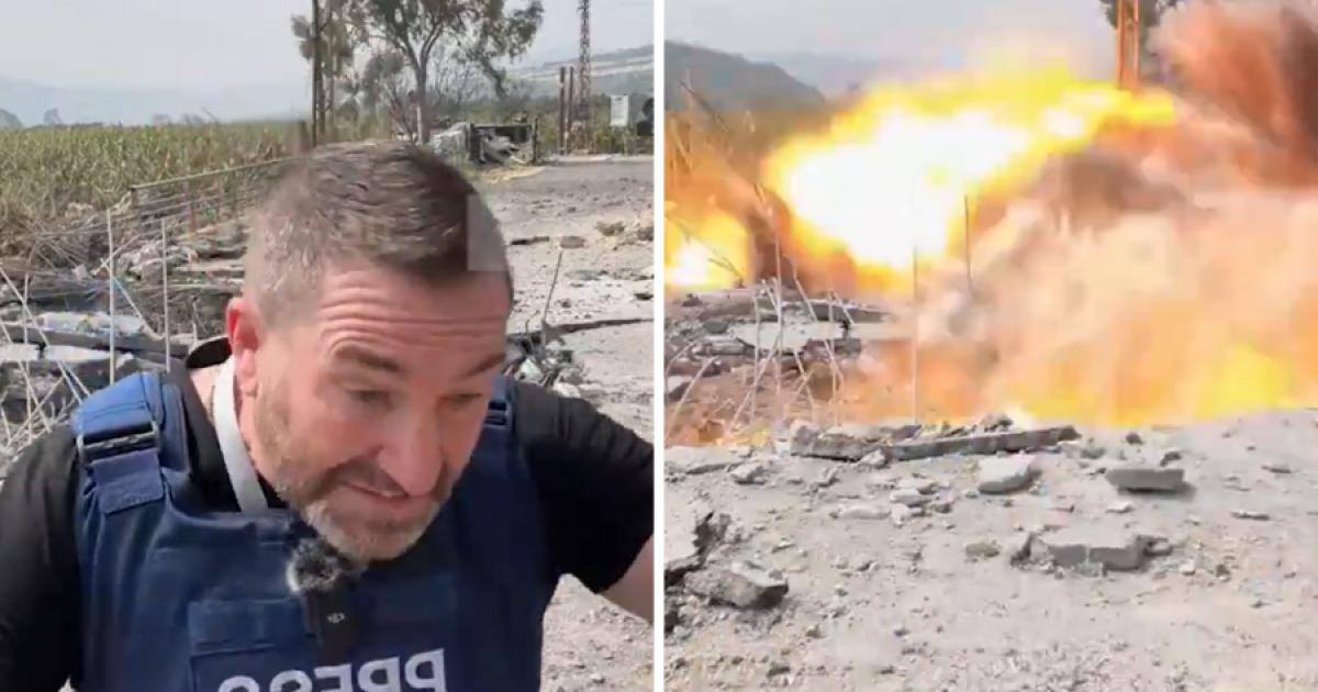 War journalist and cameraman hospitalised by Israeli strike