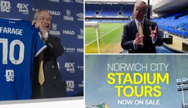 Sources claim Ipswich INVITED Nigel Farage to Portman Road