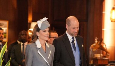 The Princess of Wales wears favourite heirloom pearl earrings for the Nigerian state visit
