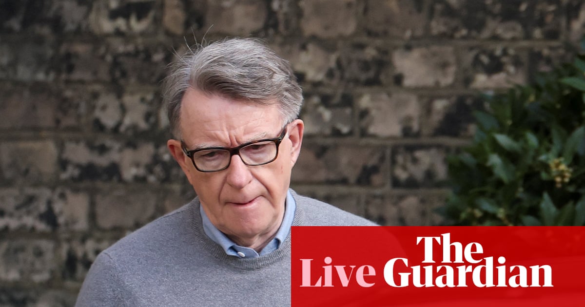 Mandelson sought £500k severance pay after losing ambassador role but was given £75k - UK politics live | Politics