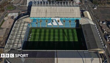 An aerial view of Elland Road