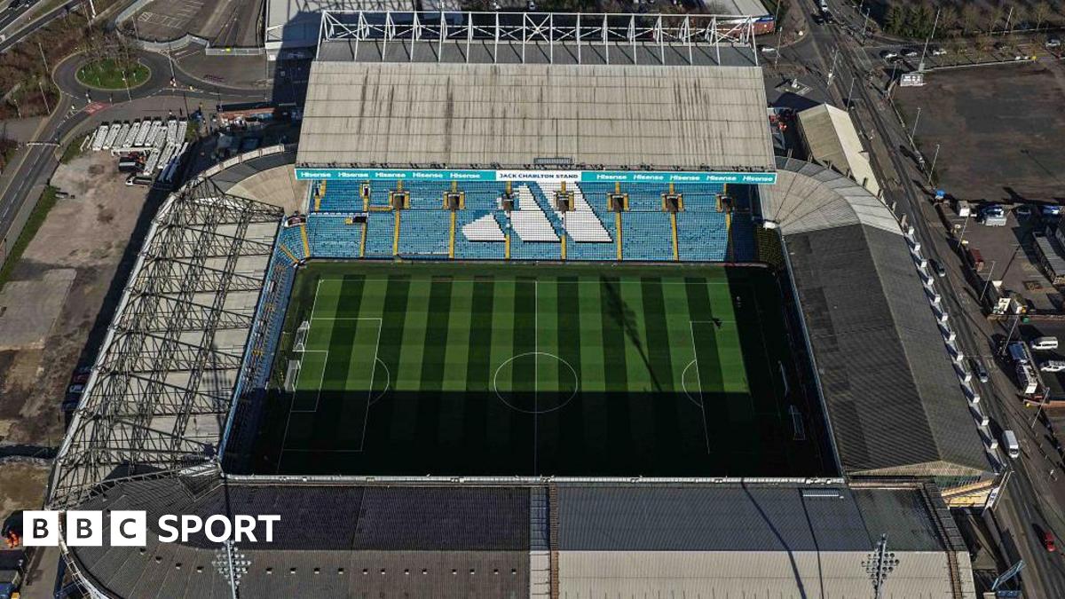 An aerial view of Elland Road