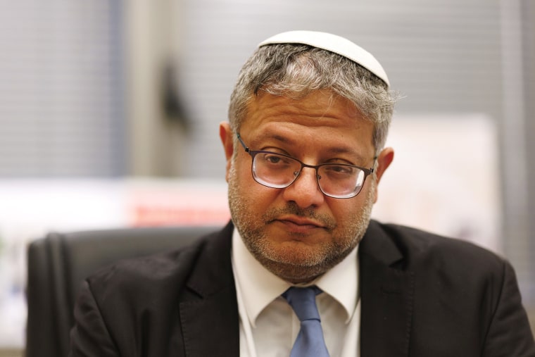 Israel's Far Right National Security Minister Itamar Ben Gvir