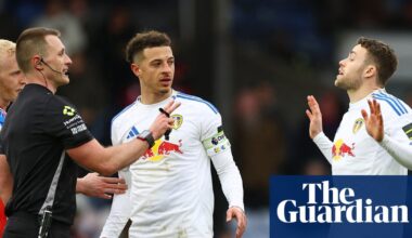 Leeds keep on track for survival despite Gudmundsson red card against Palace | Premier League