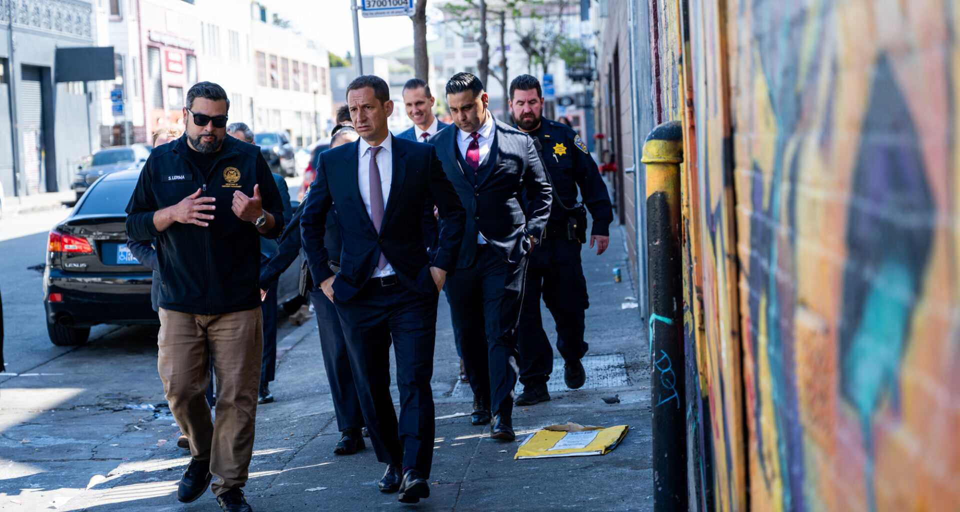 2 Men Arrested in Attack on Mayor Daniel Lurie’s Security Team in the Tenderloin