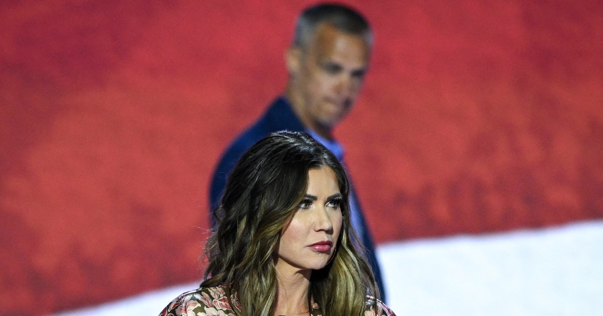 Democrats are probing companies awarded a $220 million ad contract for ties to Noem, Lewandowski