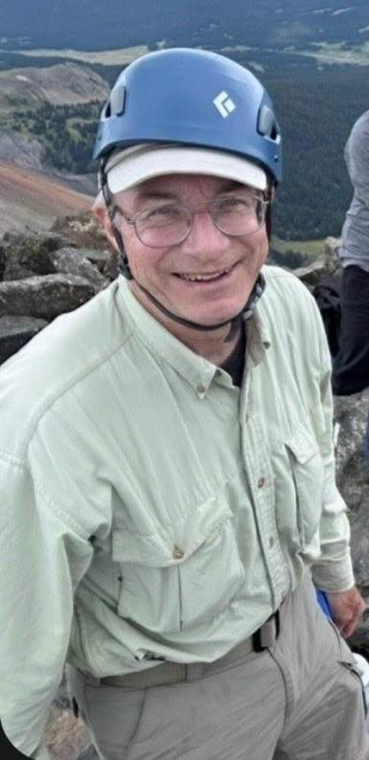 Neil McCasland and the shirt he may have been wearing when he disappeared. 