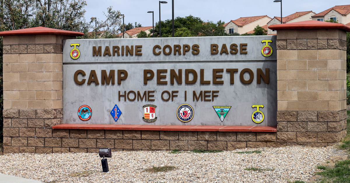 Marine corporal accused of stealing and selling weapons from California's Camp Pendleton