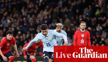 England v Uruguay: men’s international football friendly – live | Friendlies