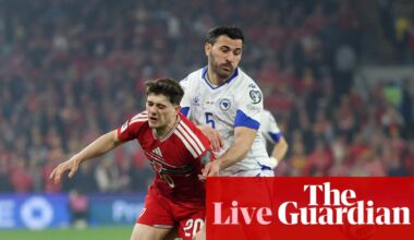 World Cup 2026 playoffs: Wales v Bosnia-Herzegovina, Czech Republic v Republic of Ireland and more – live | World Cup 2026 qualifiers