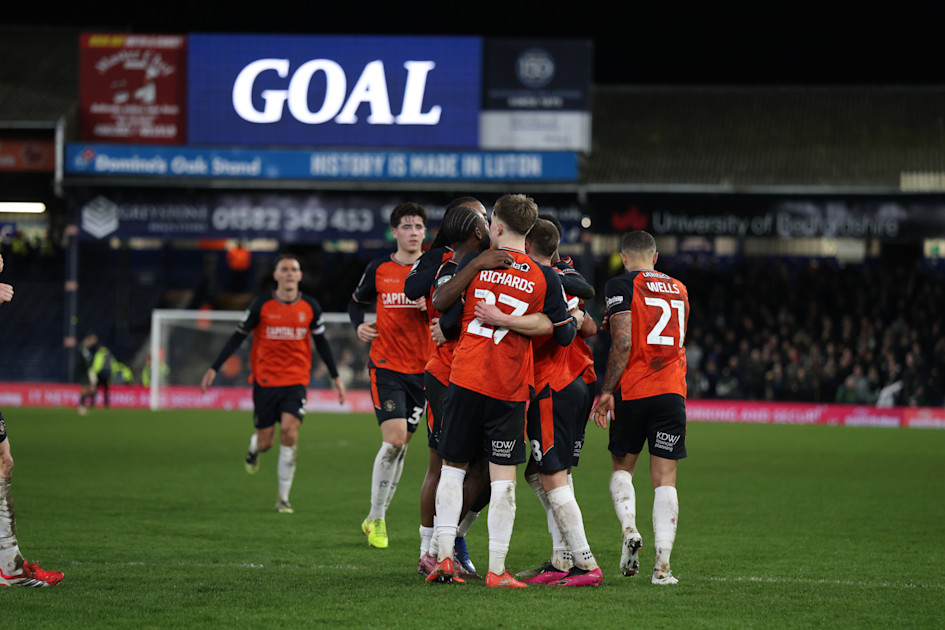 One win from Wembley - Luton Town FC